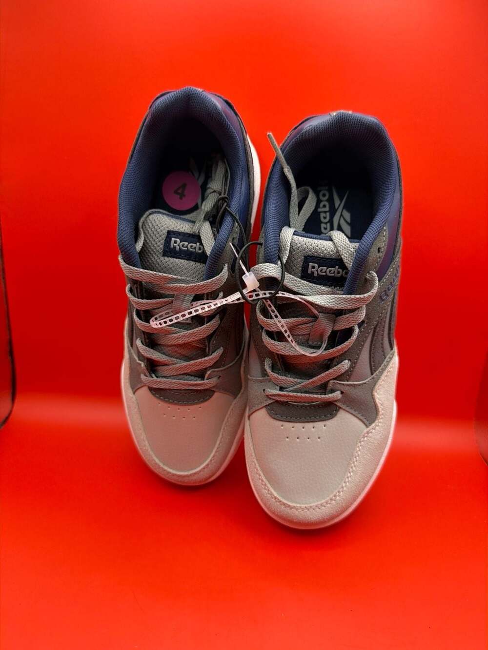 Reebok Royal Prime 2.0 Big Kids' Sneakers Size 4 Grey/Navy/White